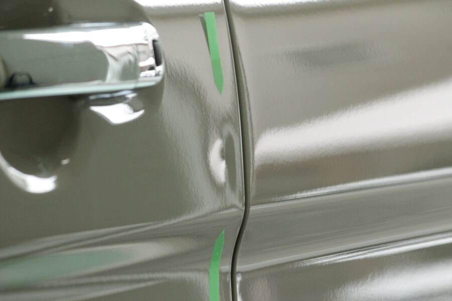 ラパン 左フロントドア 施工前