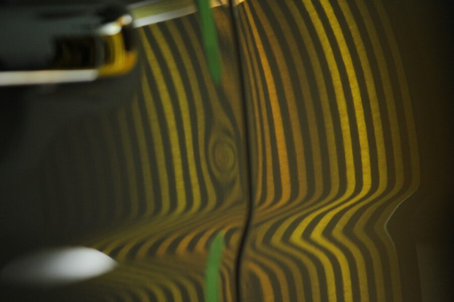 ラパン 左フロントドア 施工前