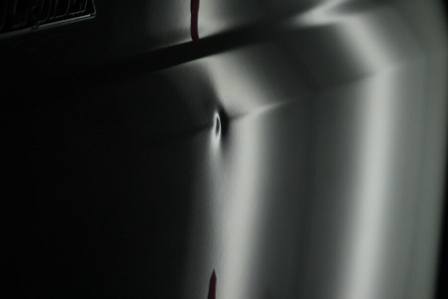 70ランクル 左ドア施工前