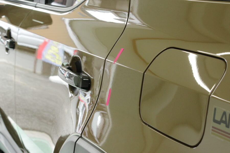 ランクル250 左クォーター施工後