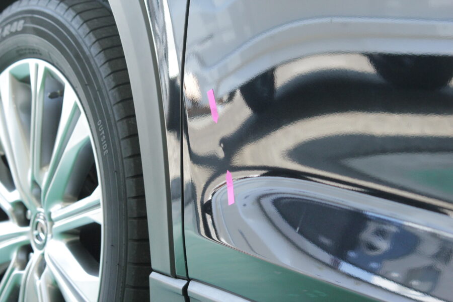 CX-8 左フロントドア 施工前