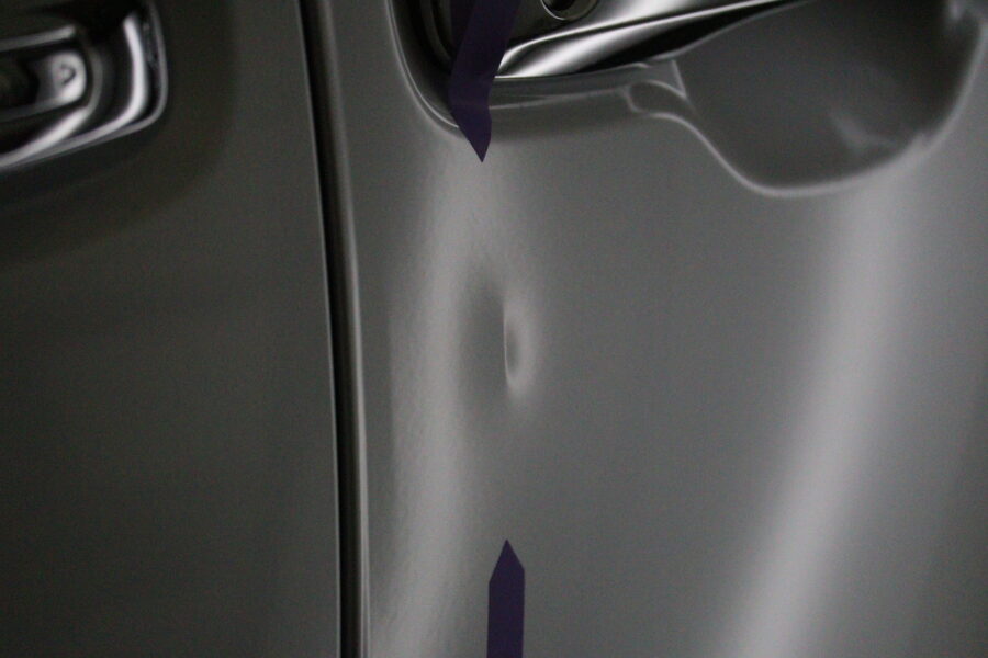 40アルファード施工前ライトで確認